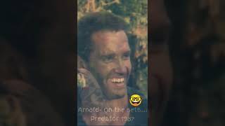 Arnold, on the sets of Predator l Unseen scenes l Hollywood l #viral #predator1987 #arnold #shorts