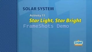 Solar System - Activity 11: Star Light, Star Bright