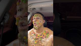 TRYING SOUR SKITTLES… #shorts #youtubeshorts