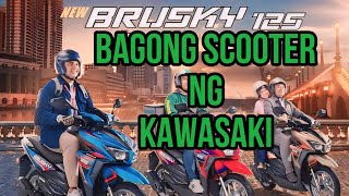 the new BRUSKY 125 || Bagong scooter Ng kawasaki @mairomotourvlog1976