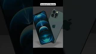 Rendered video in blender | IPhone | #shorts #render #blender #3d