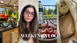 WEEKENDVLOG | svuota la spesa, sushi date night, novità di casa, organizzazione della settimana&more