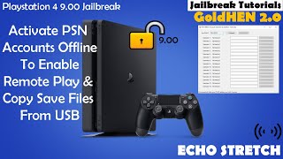 Activate PSN Accounts Offline To Enable Remote Play & Copy Save Files From USB 9.00 And Lower