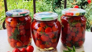 Мариновані помідори Черрі з базиліком🍅Смачний рецепт🍅 Marinated tomatoes