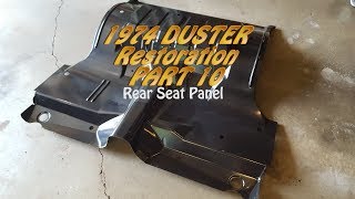 Duster Restoration Part 10 Rear Seat Panel