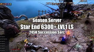 BDO Season Star End 6300/h LVL1 LS 245K Succession Sorc