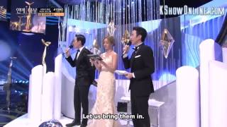 [Eng Sub] 곽동연 Kwak Dong Yeon and 정진영 Jung Jin Young of B1A4 at KBS Entertainment Awards.