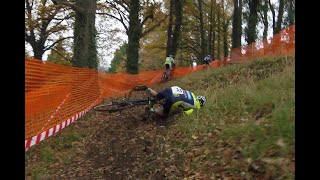 Chute cyclo-cross Désertines | Championnat Auvergne Rhône-Alpes FFC  | Epreuve Pass'