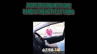 JHOPE Driving With One Hand Is The HOTTEST THING!!! 🔥🔥