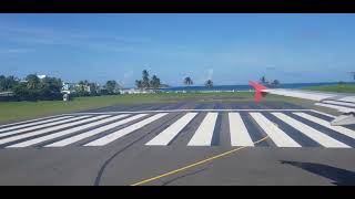 San Andres Colombia Aterrizaje desde Cartagena