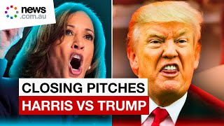 Trump embraces violent rhetoric while Harris appeals to Arab Americans in closing pitches!