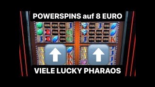 Lucky Pharao 8€ POWER SPINS 🔥 MERKUR MAGIE SPIELHALLE Spielothek Casino Automaten slots