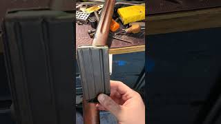 1893 spanish mauser with ar-15 magazines. mag release complete