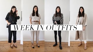 WEEK IN OUTFITS: What I've Been Wearing (Neutral/Minimal Style) ft. Linjer [AD]