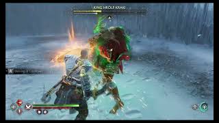 Kratos Vs King Hrolf-Fight Like A God. Aggressive Fight GMGOW#godofwar #godofwarragnarok #viral