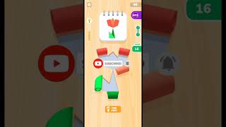 COLOR ROLL 3D ALL LEVELS GAMEPLAY ANDROID, IOS MOBILE LEVEL 10 #shorts GAMES