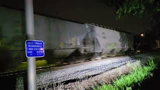 IAIS 509 and IAIS 517 night train in Minooka Illinois