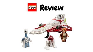 LEGO Star Wars Obi-Wan Kenobi's Jedi Starfighter Review! (75333)