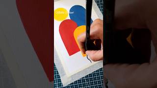 Boho Art With Primary Colors #asmr #bohoart #shorts #trending #art #drawing #ytshorts #painting #diy