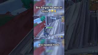 Bro Forgot He Was In Solos💀😭🙏 #freefire #funny #gaming #fortnite #fortnitememes #bringbackpumps