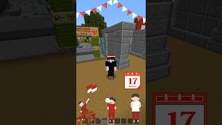 Aku Membuat Tempat Lomba 17 Agustusan Di Minecraft Part 2 #minecraft #shortsfeed #shorts