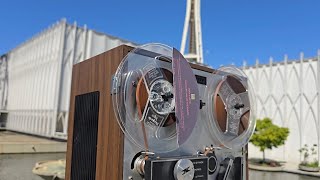 ancient music technology 😂 reel to reel at the space Needle