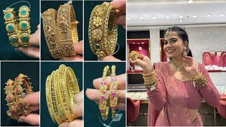 CMR Legacy of jewellery set of 2 light weight to heavy party wear bangles with Flat 50% OFF on VA