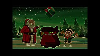 Eye Care V3 Cartoon "Christmas Animation Background Video with Santa Claus"