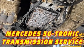 HOW TO CHANGE YOUR TRANSMISSION OIL & FILTER ON A MERCEDES-BENZ 5-SPEED TRANSMISSION FULL SERVICE!