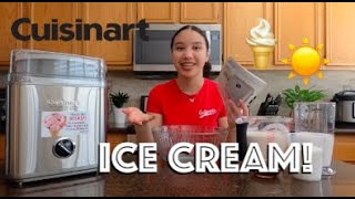 Cuisinart Frozen Yogurt/Sorbet & Ice Cream Maker ICE-30 Series Review!! | N.K. Cookery