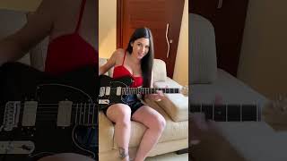 Larissa on Electric Guitar -  Johnny be Good