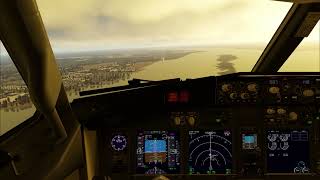 American Boeing 737-800 Landing at Philadelphia International Airport | X-Plane 12