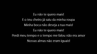 Eu Não Te Quero Mais - Rafael Passos (Com Letra) - Cover