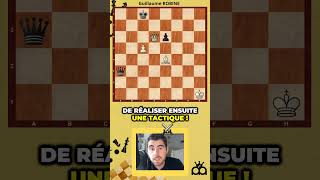 Le sacrifice d'attraction aux échecs !  #chess #échecs #echecs