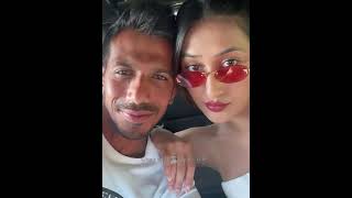 Indian Cricketer ❤️Chahal with his Wife Dhanashree.....Pic Collection Status Video