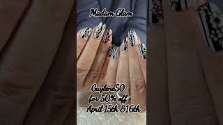 For 2 days, April 15th and 16th get 50% off Madam Glam! Use Guylene50! #madamglam #gelpolish