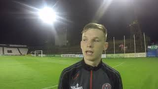 Bohs Andy Lyon's after tonight's game with shels