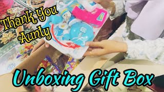 Unboxing Gift Box From Aunty Morishinta @indopersiafamilychannel || Thank You Aunty