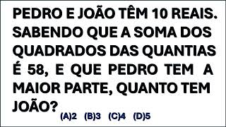 MATEMÁTICA QUESTÃO DE CONCURSOS E PROVAS.  Ivs Matemática Exatas.