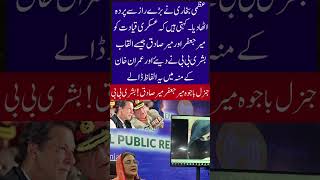 جنرل باجوہ میر جعفر، میر صادق! بشری بی بی کی ایجاد #shorts #breakingnews #geonews #azmabukhari #pti