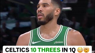 Celtics Drop 43 PTS and 10 Threes in the 1st Quarter! 🔥😳 | Unstoppable Shooting Display!