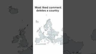 Most Liked Comment Deletes Country #country #countries #geography #map #comment #like #uk #europe