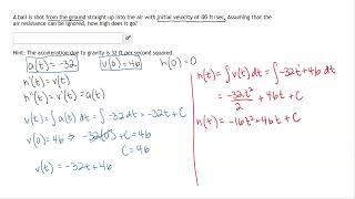 Height of Ball Example