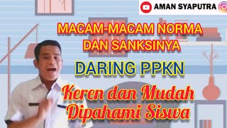 MACAM-MACAM NORMA DAN SANKSINYA || PENERAPAN NORMA DALAM KEHIDUPAN