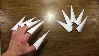 Paper Wolf Claw. Paper Claws.