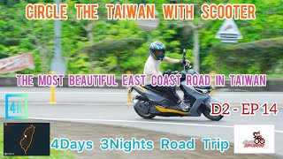 Circle Taiwan with scooter: 4days 3nights of adventure, stunning views, culture and vibrant cities !