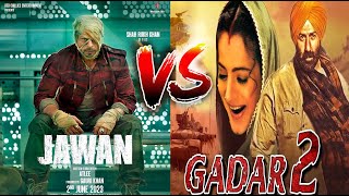 Jawan vs Gadar 2 Movie Box Office 2023 | Jawan Movie Box Office 2023