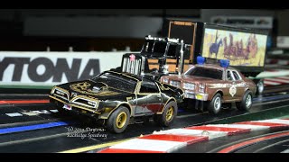 Set Up a Road Block! (Smokey and the Bandit Slot Car Video)