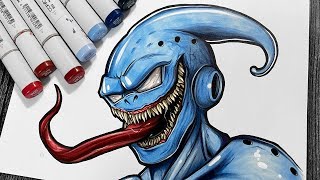 Drawing Venomized Kid Buu - Dragon Ball Z