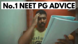 SINGLE BEST NEET PG ADVICE EVER 🔥🔥 | FOR SOMEONE JUST STARTING THEIR PREPARATION!